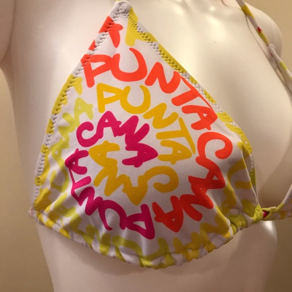 Robin Ruth Bikini Swim Top Punta Cana Tie Back Triangle - Picture 4 of 16